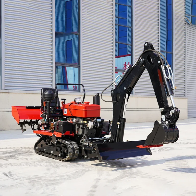 Agricultural Machinery Farm Cultivator Mini Crawler Tractor Remote Control Mini Crawler Cultivator