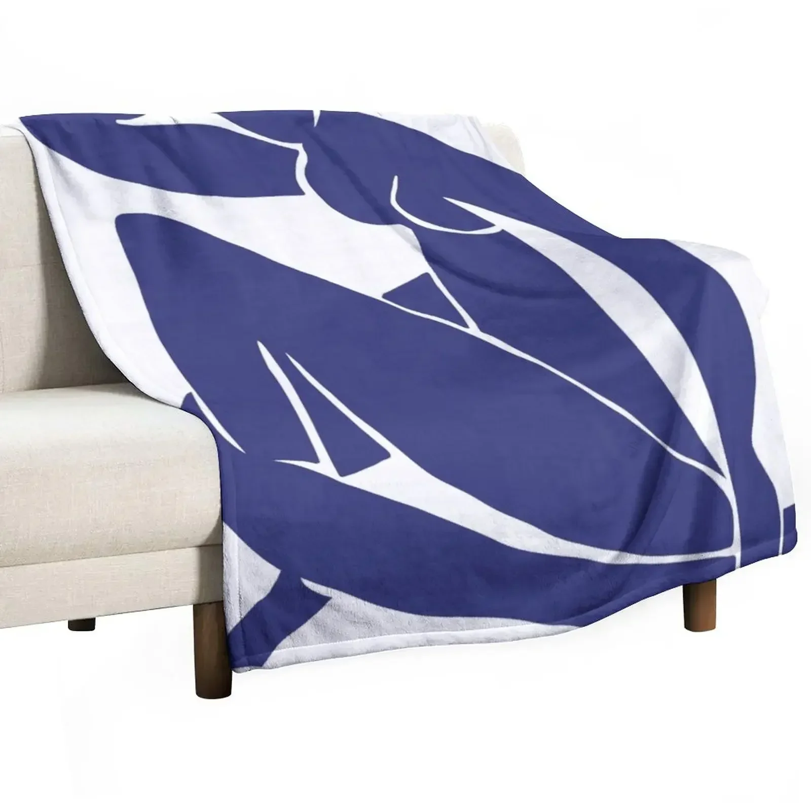 Matisse Cut Out Figure #2 Blue Throw Blanket Luxury Throw Picnic Blankets