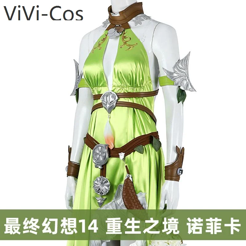 ViVi-Cos Final Fantasy Xiv Nophica Dress Cosplay Costume Cos Game Anime Party Uniform Hallowen Play Role Clothes Clothing