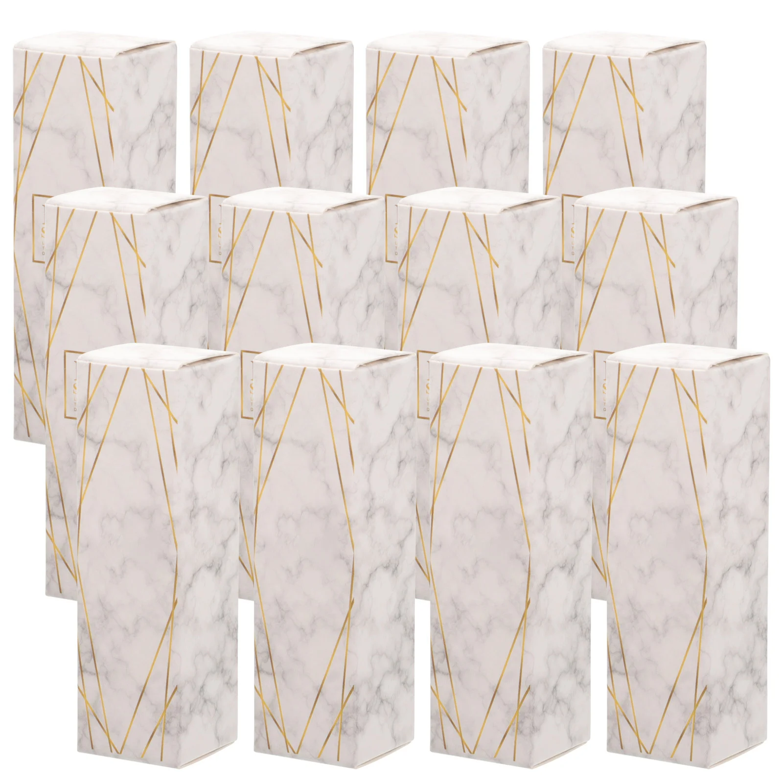 50 قطعة علبة تعبئة أحمر الشفاه علبة هدية ورقية لحامل أنبوب ملمع الشفاه تخزين العطور الصغيرة حاوية هدايا فارغة