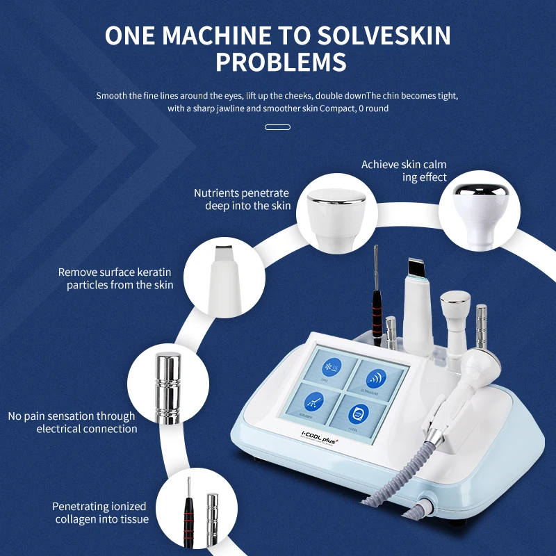 2025 Comprehensive Skin Care Integrated Spa Device Home Use Multi-Functional Hot Cold Hammer Firming Beauty Equipment