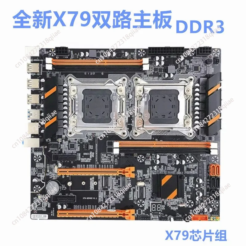 Brandneues X79 Dual-Socket Motherboard CPU-Set 2011 Pin Unterstützt Server DDR3 Speicher E5-2696 2680v2