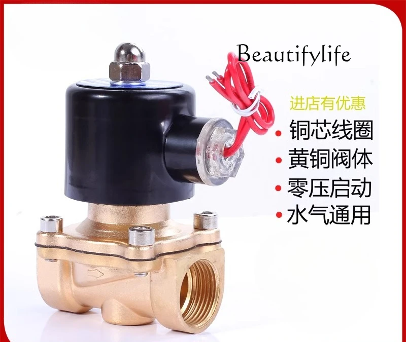 

Normally closed solenoid valve 2/4/6 1/2 inch, water/air valve AC220V