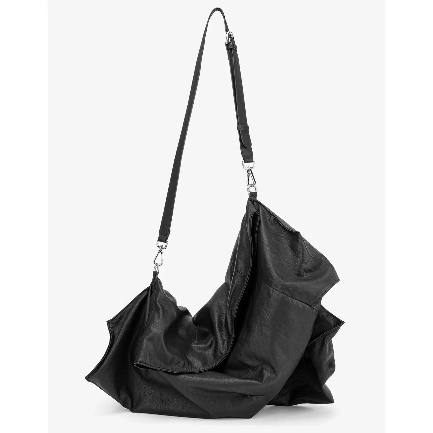 

Модная женская сумка через плечо 2026 года в американском стиле, высококачественная, персонализированная, с нерегулярными складками, большой вместимости