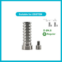 Dental Composite Temporary Accessories Titanium Base Immediate Repair Implant Replacement Transfer Rod Suitable for OSS