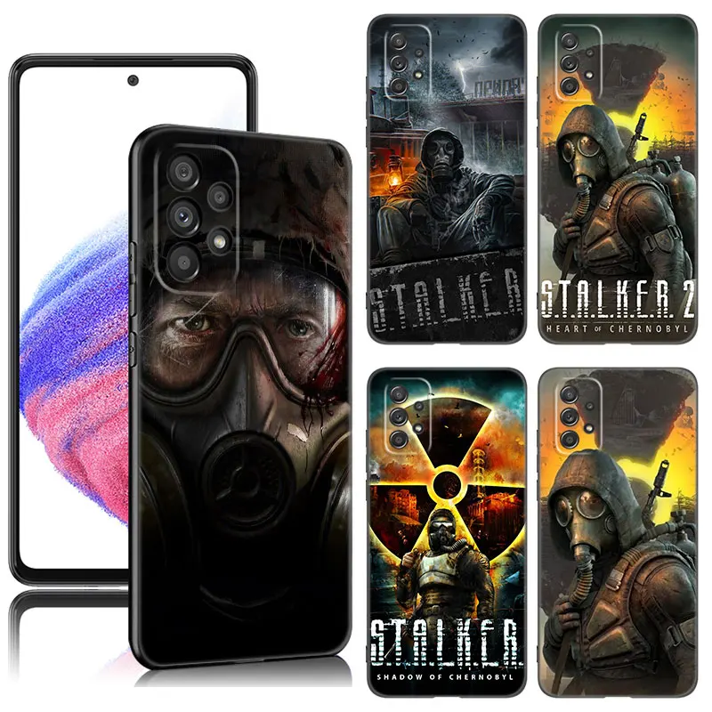 Game Stalker Clear Sky Case For Samsung A13 A22 A24 A32 A14 A23 A25 A34 A52S A53 A54 A73 5G A11 A12 A15 A31 A33 A50 A51 A70 A72