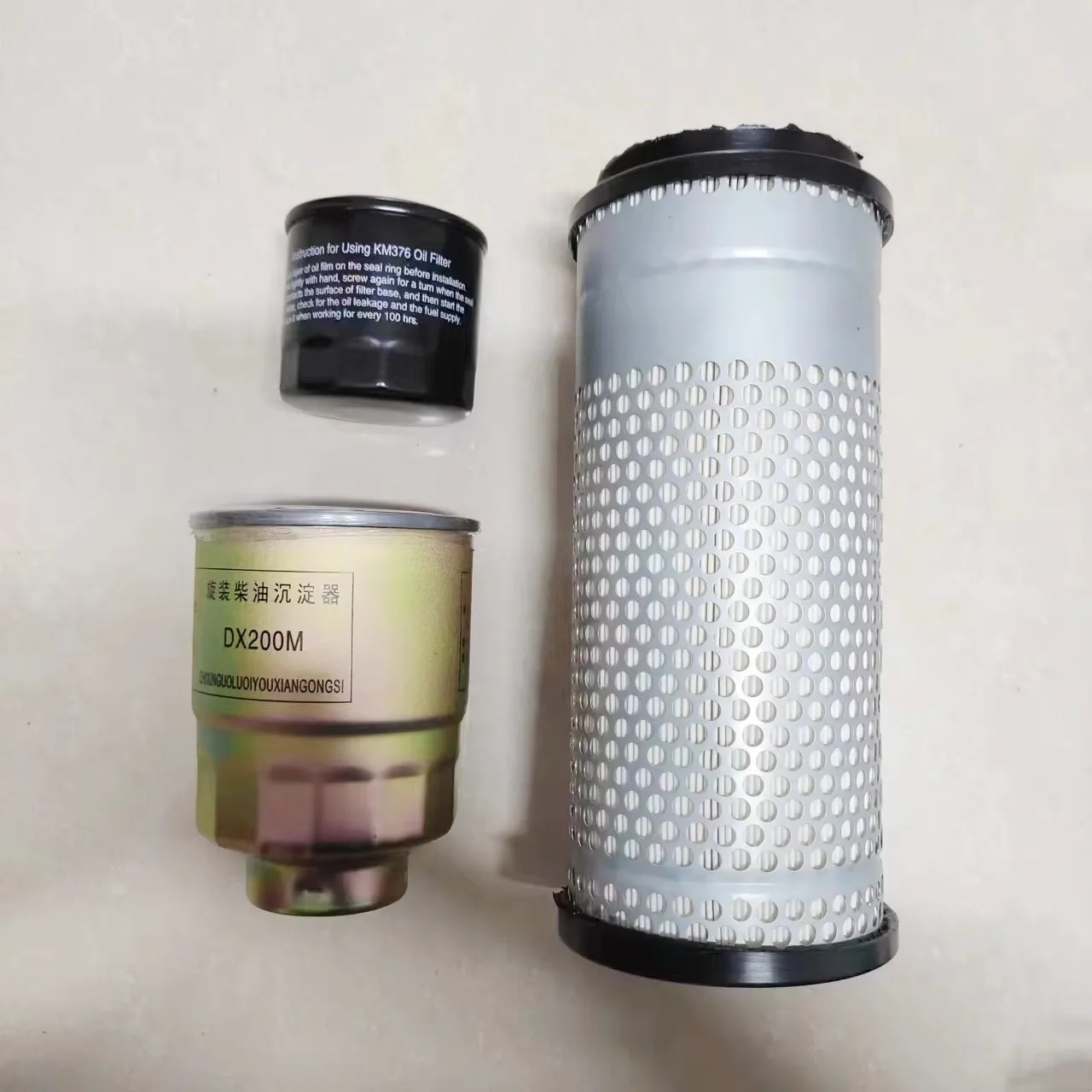 KM376 Air Filter Fuel Filter Oil Filter Fit Kipor Generator KDE19STA3 KDE16STA3 KDE19EA3 KDE16EA3 KDE19 16STA Three Filter KM376