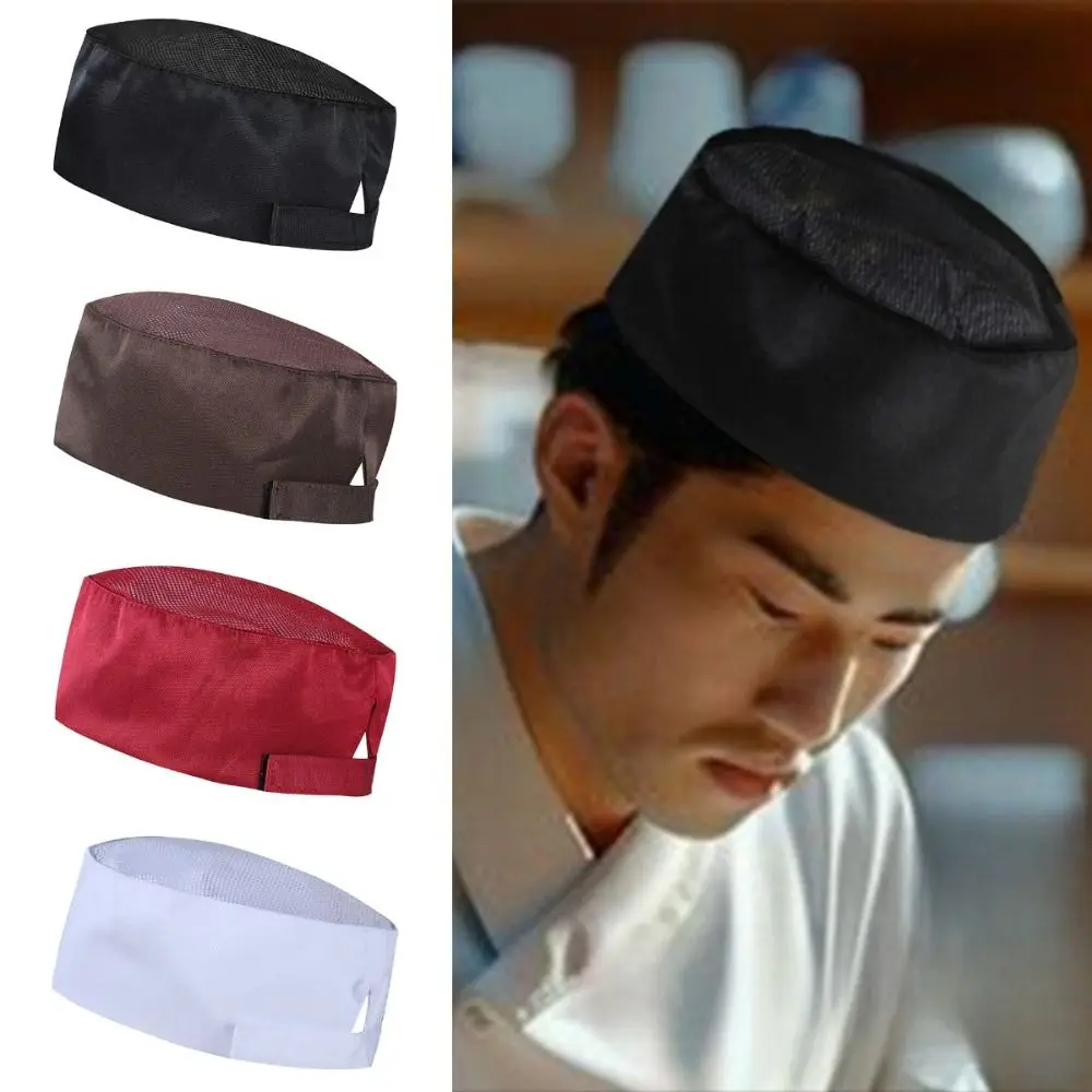 قبعات النادل شبكة علوية قبعة الطاهي للجنسين تصميم القراصنة نمط قبعة المطبخ قبعة العمل قبعة الخدمة قبعة بيكر الطعام