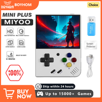 NEW MIYOO Mini Plus Portable Retro Handheld Game Console V2 Mini+ 3.5Inch IPS MAX 25000 Games Video Game Console Linux System