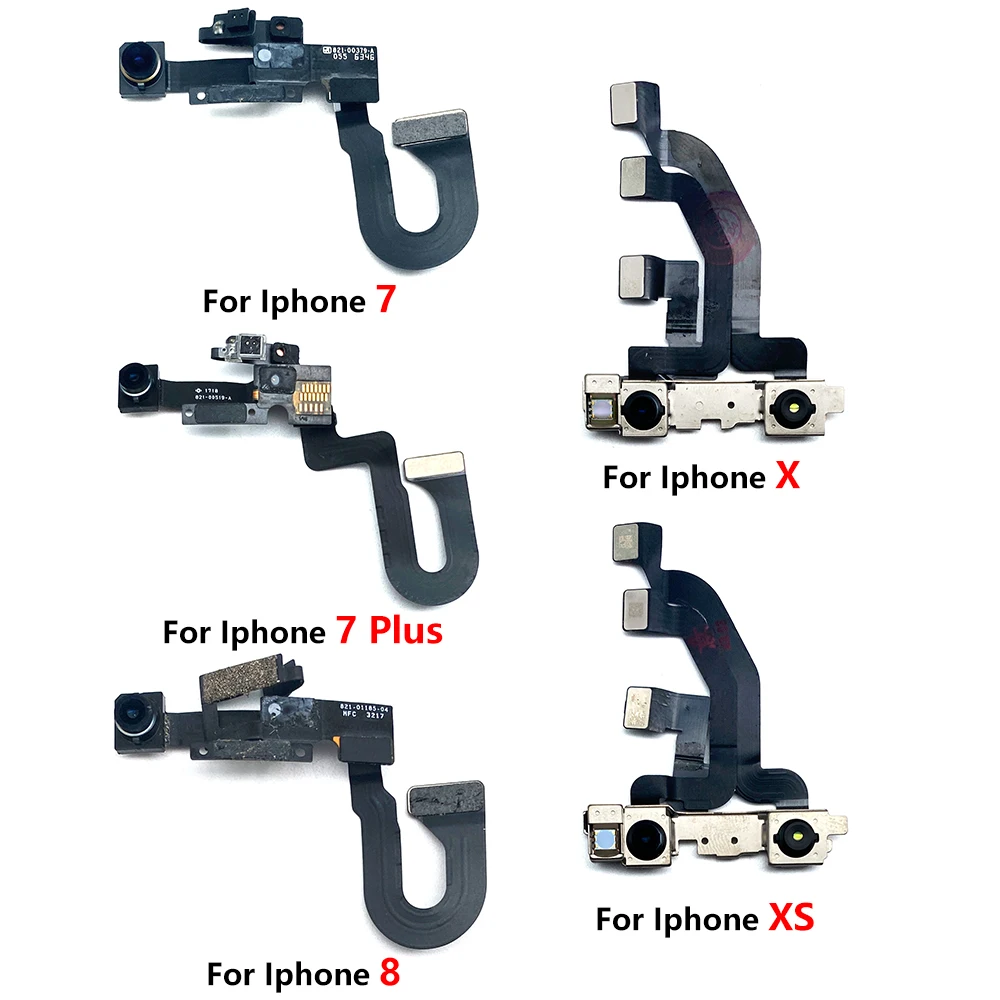 NEW Tested Back Big Main Camera Module And Front Small Camera Module Flex Cable For iPhone 7 8 Plus X XR XS Max