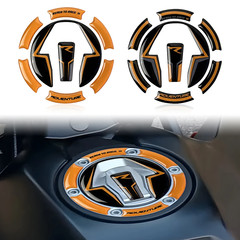 For KTM 250 390 790 890 Adventure Tank Covers 3D Stickers Motorcycle Accessories Protector Gasoline Cap Decals ADV S R 2022 2023