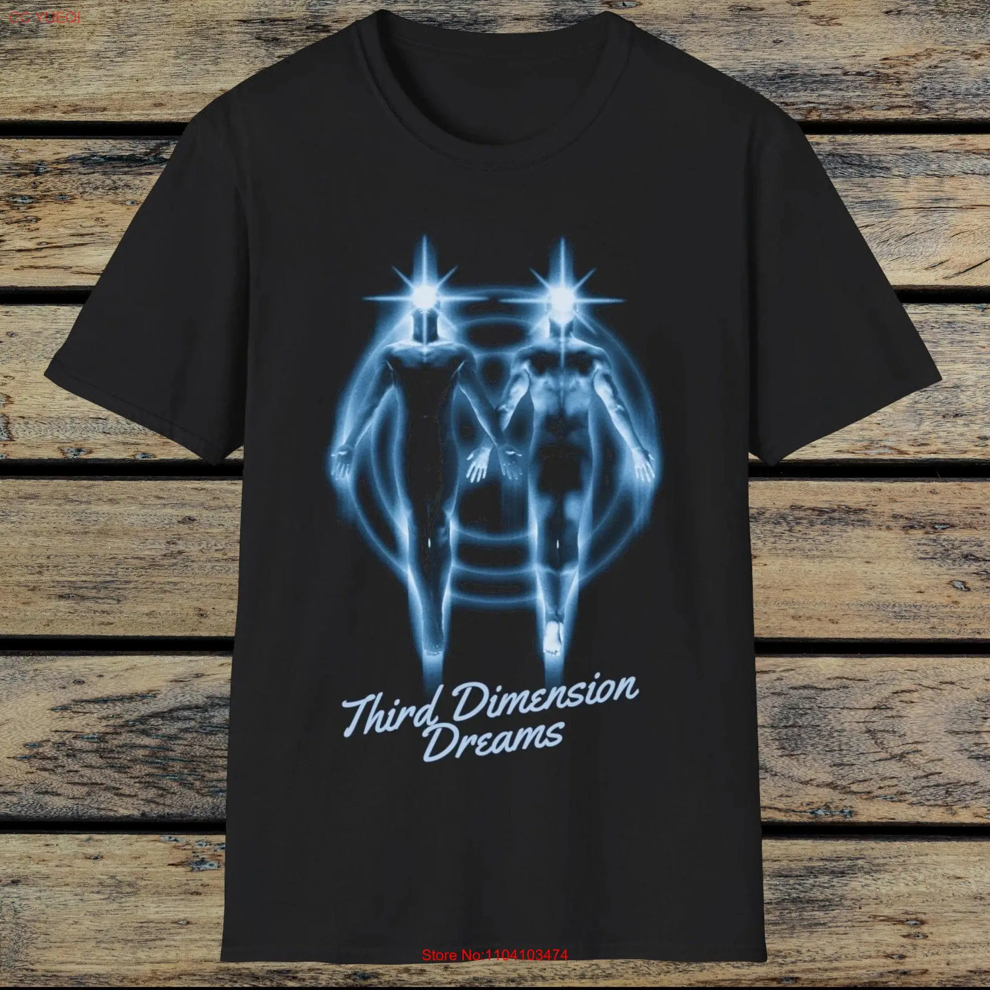 Third Dimension Dreams T Shirt Fantasy AbstracT Psychedelic Surreal Illusion Ethereal long or short sleeves