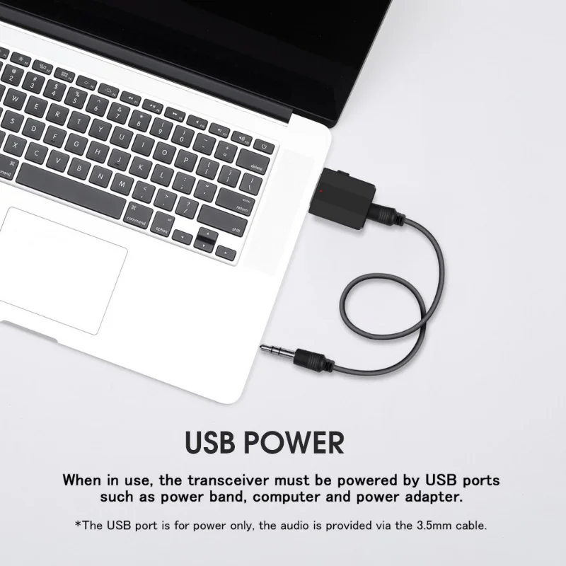 USB Bluetooth 5.0 Transmitter Receiver Mini Stereo Bluetooth AUX USB 3.5mm Jack For TV PC Car Kit Wireless Audio Adapter