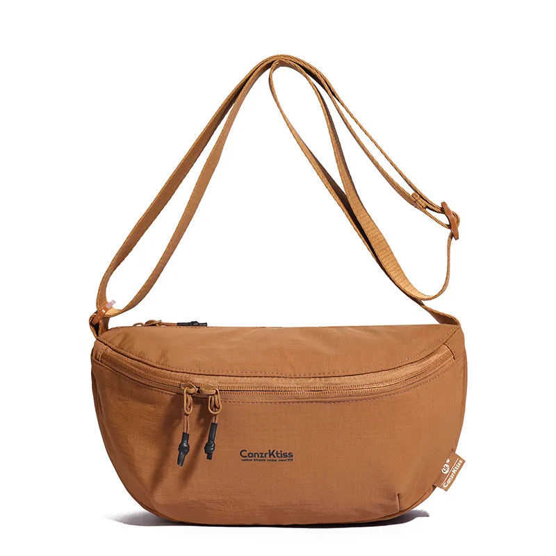 Japanese-style ultra-lightweight waterproof Oxford cloth bag, unisex, versatile shoulder bag, nylon, lightweight, large capacity