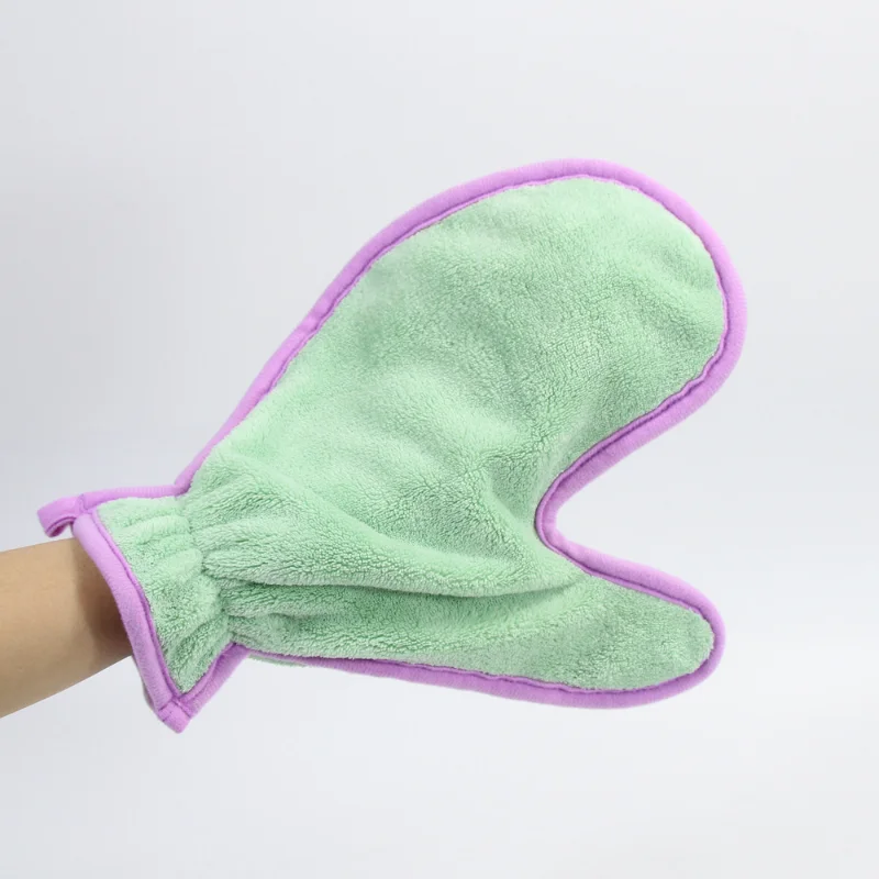 Pet Drying Glove Soft Coral Fleece Pet Drying Glove Dog Cat Bath Towel Glove Quick Drying Absorbent Pet Washing Glove