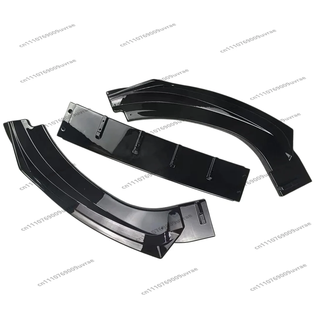 Gloss Black For Ford Fiesta MK8 ST Line 2017 2018-2023 Front Bumper Lip Splitter Chin Spoiler Protector Guard Tuning Accessory view 5