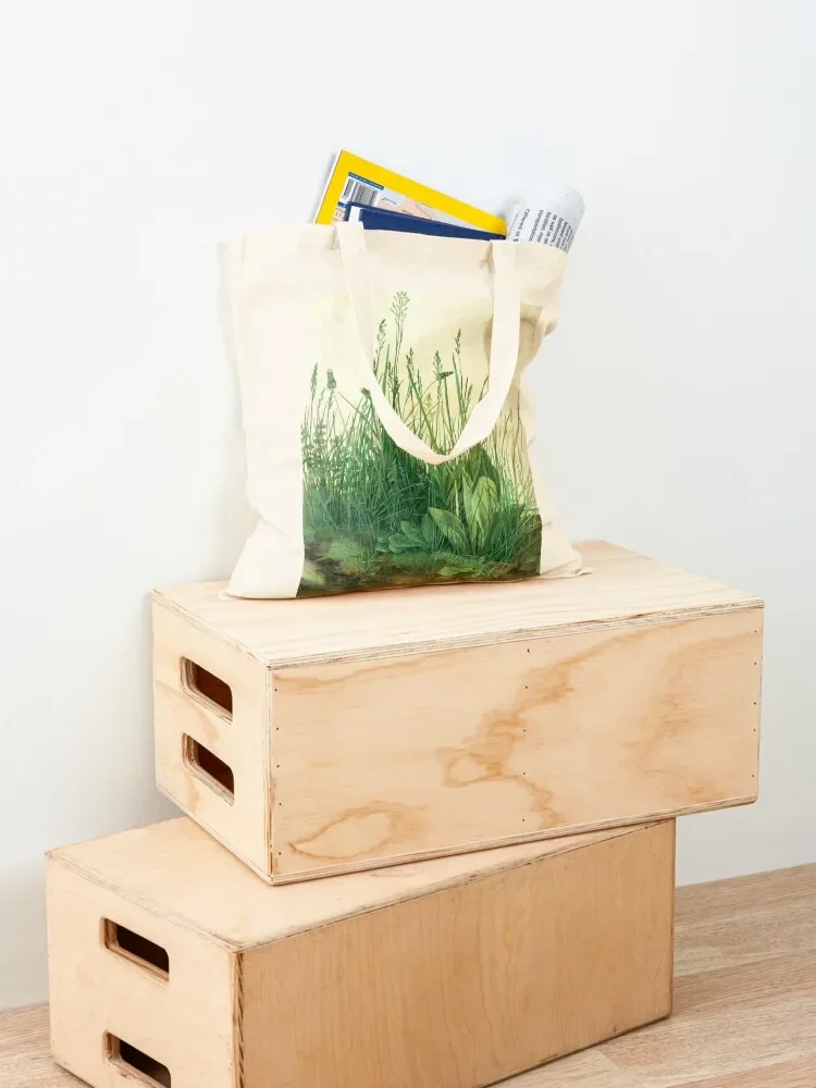 Albrecht Dürer قطعة كبيرة من العشب حمل حقيبة قماش حمل حقيبة قماش مخصص حقيبة قماش امرأة قماش حمل الحقائب #4