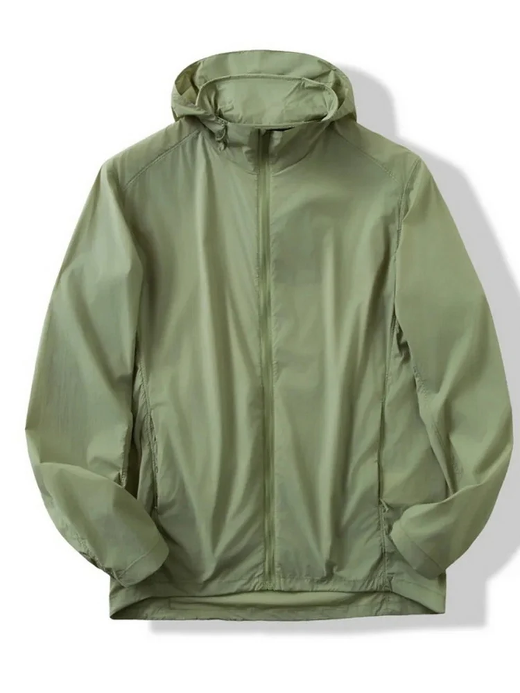 

Новая высококачественная мужская летняя куртка для активного отдыха, альпинизма и походов, с защитой от солнца, свободного кроя, ультралегкая, дышащая, с капюшоном