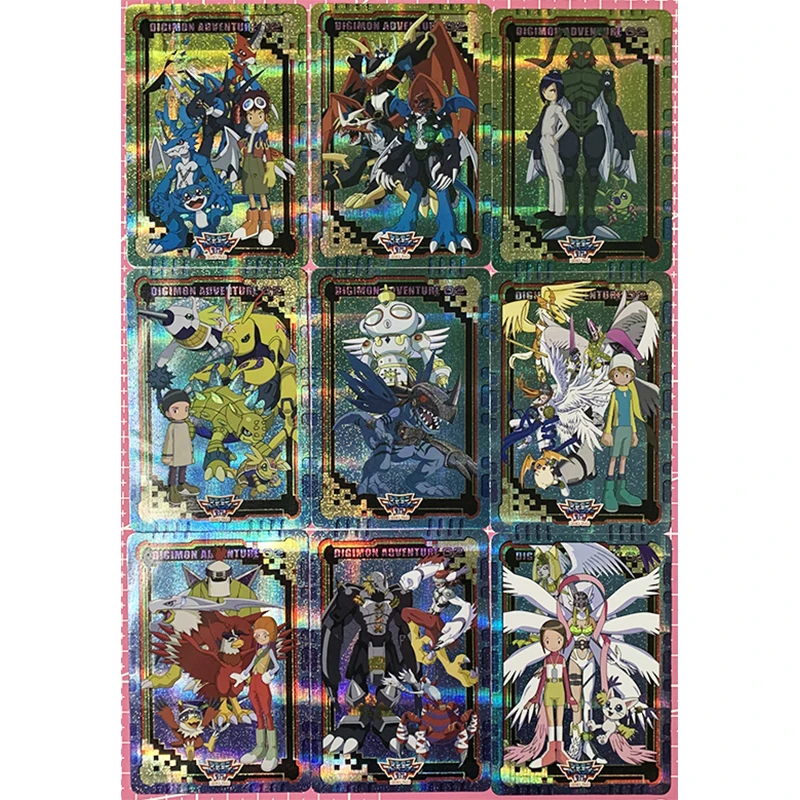 Digimon Collectible Cards Boys Games Toys Table Games Birthday Gifts DIY Anime Kakarotto Minase Kana Ueda Premium Flash Card