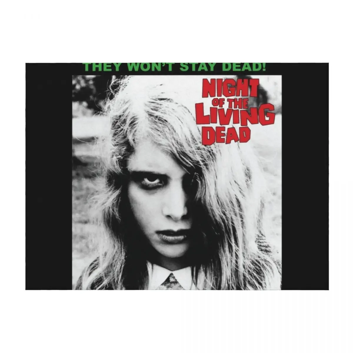 

Night Of The Living Dead - Little Zombie Girl Throw Blanket Beach Fashion Sofas Thermals For Travel Travel Blankets