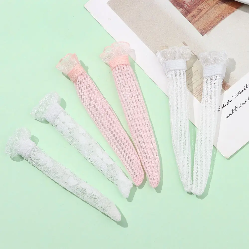 Hot Bambini Bambini Ragazza Fai da te 1/6 Calze per bambole Calzini di pizzo Accessori per vestiti per bambole Regalo di Natale