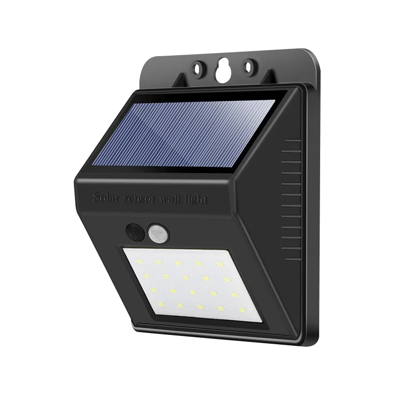 Solar LED wall lamp human body induction home outdoor lighting waterproof lighting courtyard garden park villa street light