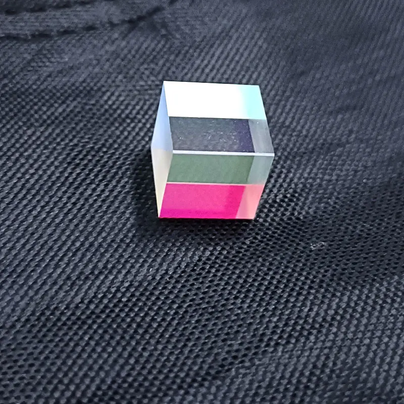 

10x10x10mm Optical Glass X-cube Dichroic Cube Design Cube Prism RGB Combiner Splitter 1pc