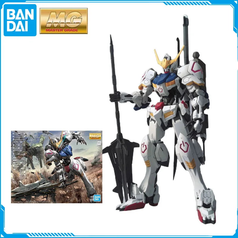 

In Stock Bandai MG 1/100 MOBILE SUIT ASW-G-08 Gundam Barbatos Original Anime Figure Model Toys Action Collection Assembly Doll