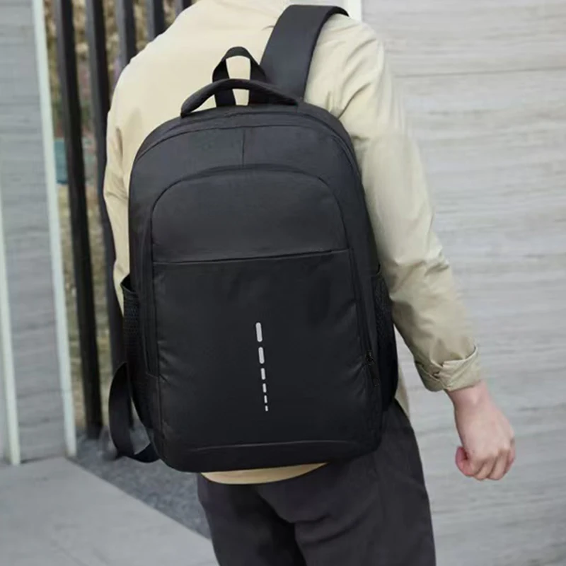 Stilvoller Rucksack, Unisex, Notebook-Fach, viele Taschen, robust und leicht, ideal für Geschäftsreisen, Schulausflüge und den täglichen Weg zur Arbeit. – Detail 9