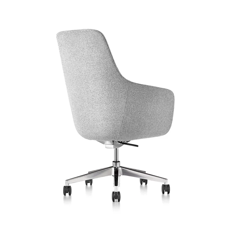 Simple modern office home study computer lifting rotating pulley business swivel chair