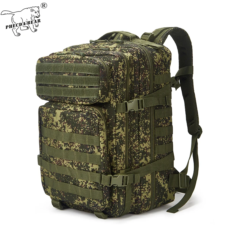 PHECDA BEAR 900D waterproof Russia FG EMR camouflage 45l outdoor camping tactical assault backpack