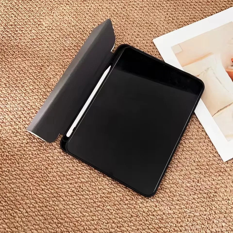 Para iPad 10,2/10,5 10th/A16 generación funda Air 4 10,9 Pro 2024 2025 Pro 11 pulgadas lindo patrón de dibujos animados funda para tableta con soporte de 3 pliegues