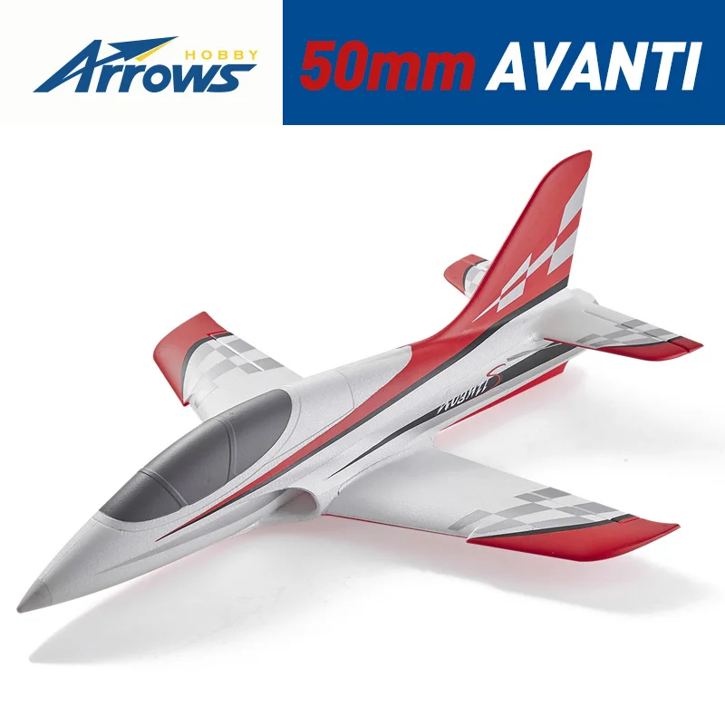 

Blue Arrow 50 мм Avanti Edf Jet Plane Модель Радиоуправляемый самолет с фиксированным крылом Электрический игрушечный самолет с дистанционным управлением Игрушка для детей и взрослых в подарок