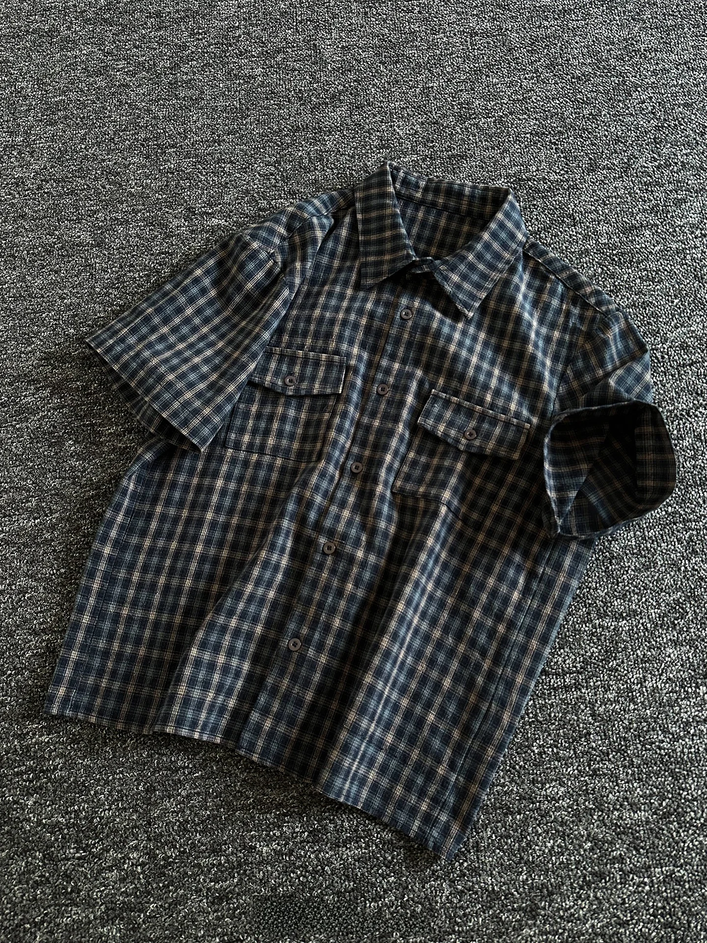 

Мужская повседневная рубашка Rise Brand: новая коллекция весна-лето, базовая модель без провисания, в клетку, с коротким рукавом, в винтажном стиле, для города