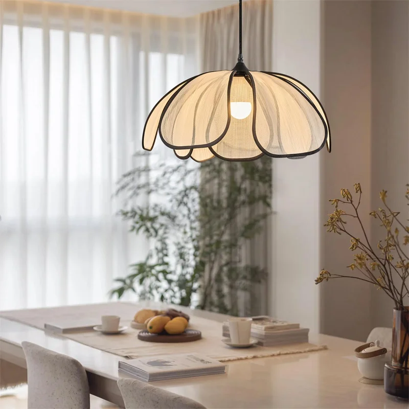 Nordic Flower Petal Pendant Light Modern Pendant Lamp Bedroom Living Room Lights And art Atmosphere room decoration Lamps E27