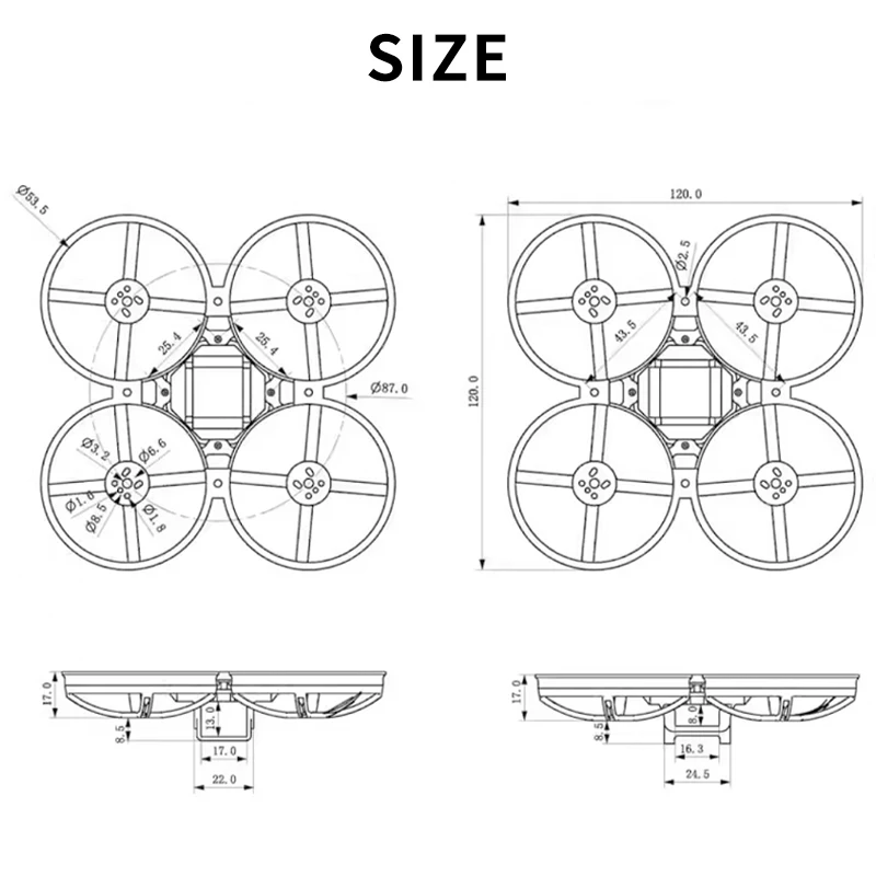 Happymodel Mobula8 Mobula 8 1-2S 85mm Micro ELRS FPV Drone Whoop Quadcopter 2.4G ELRS Receiver X12 AIO Caddx Ant Brushless Motor