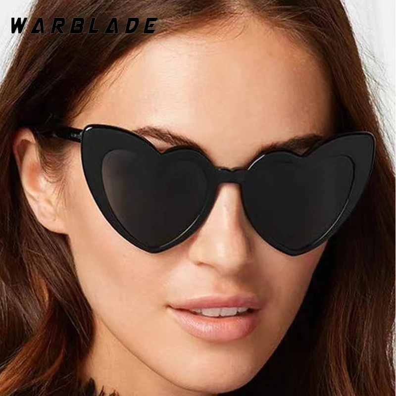 

Classic Personality Pink Heart Sunglasses For Women Men Vintage Shaped Design Sunglass Photography Summer Traveling Shades UV400