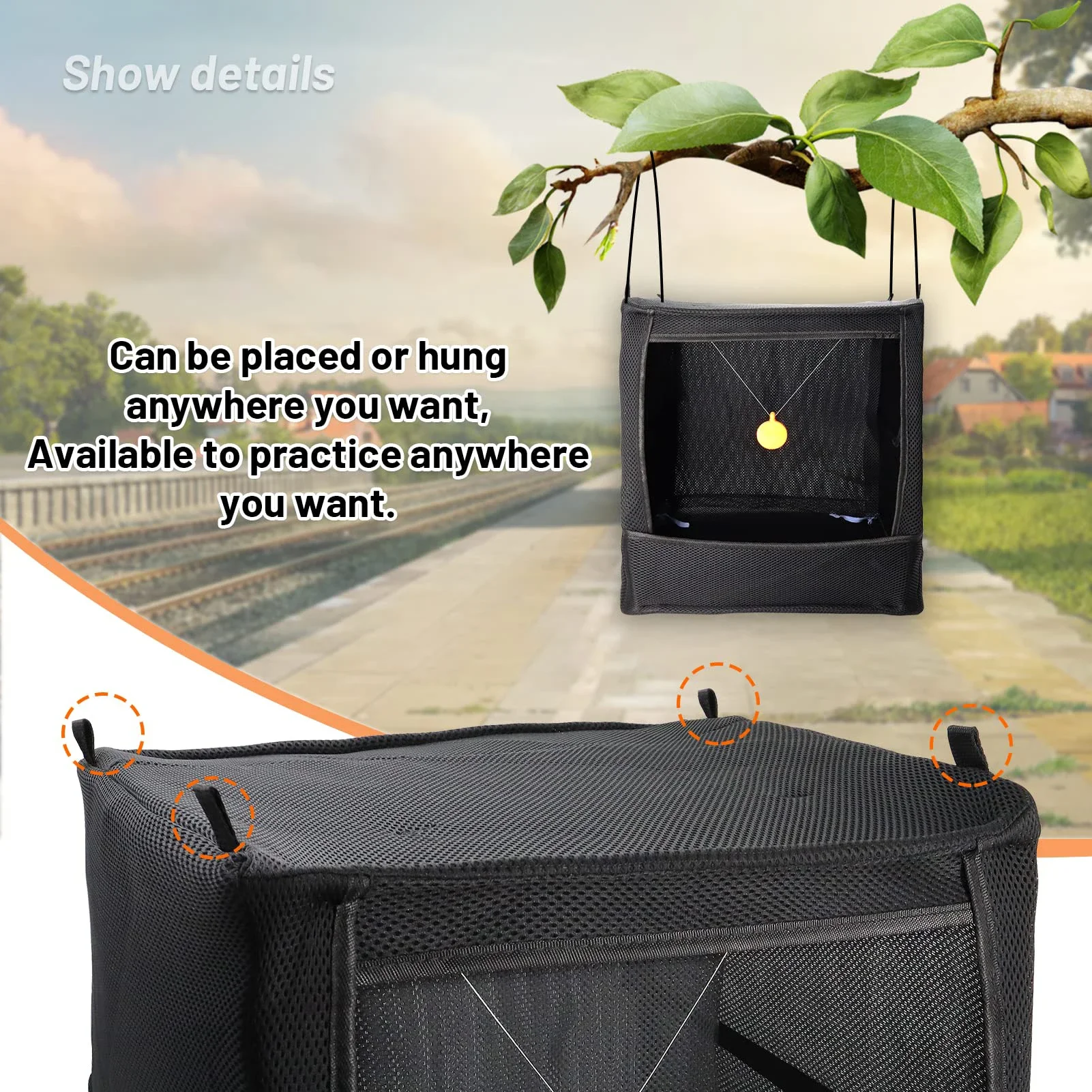 Imagem -03 - Caixa de Alvo de Camuflagem Dobrável Caixa de Pano Caixa de Reciclagem Tiro com Arco Slingshot Spreader Tiro Indoor e Outdoor