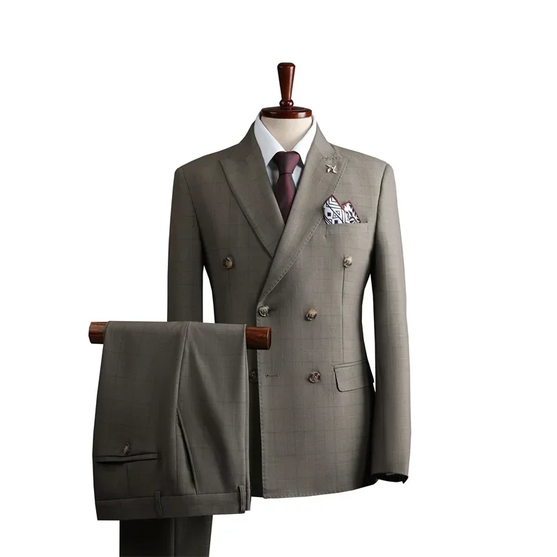 (52) Customized New Men's Wedding Business Suit Formal Suit