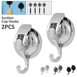 2Pcs Suction Cup Hooks for Shower Heavy Duty Vacuum Shower Hooks for Inside Shower Super Suction for Kitchen Bathroom Restroom