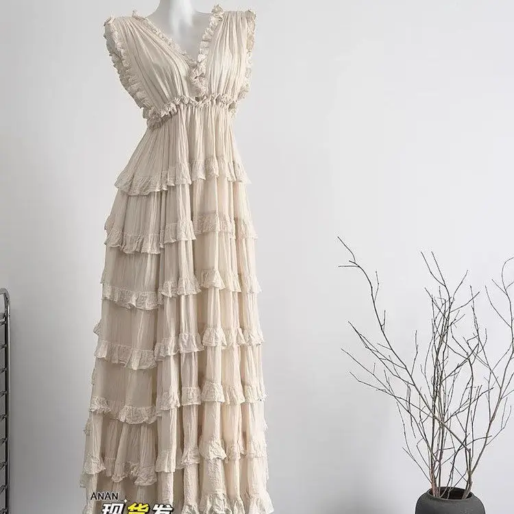 cream beach dresses womens Ava main image 0