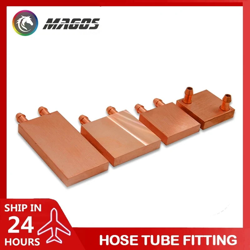 

Full Copper Universal CPU GPU North Bridge Water Block 40*40 40*80 for Processor Intel & AMD & TEC Module Heatsink Cooler