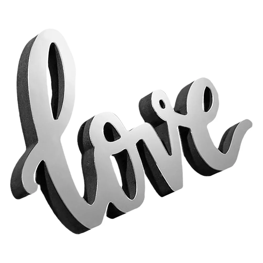 أنيق مرآة سطح الحب رسالة اللوحة الاكريليك زخرفة مكتب للمنزل مكتب غرفة ديكور التصميم الداخلي #6