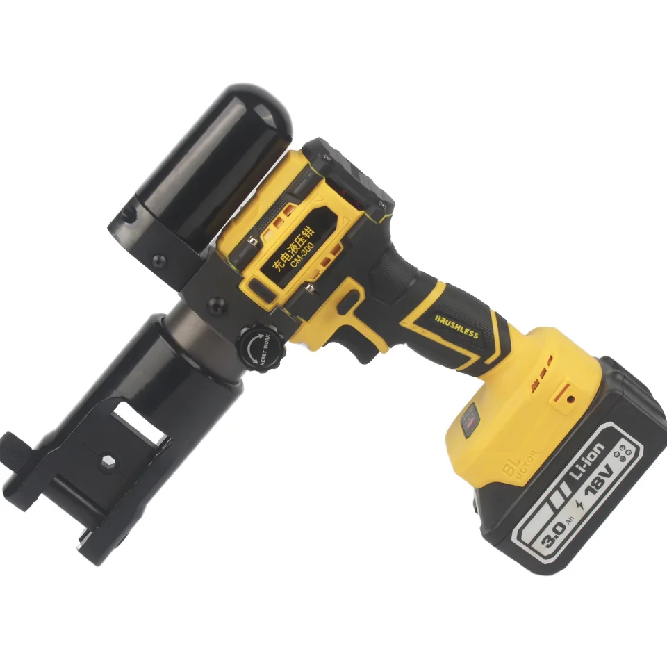 CM-300 Rechargeable Hydraulic Pliers Battery Crimping Press Tool for Construction for Hydraulic Applications