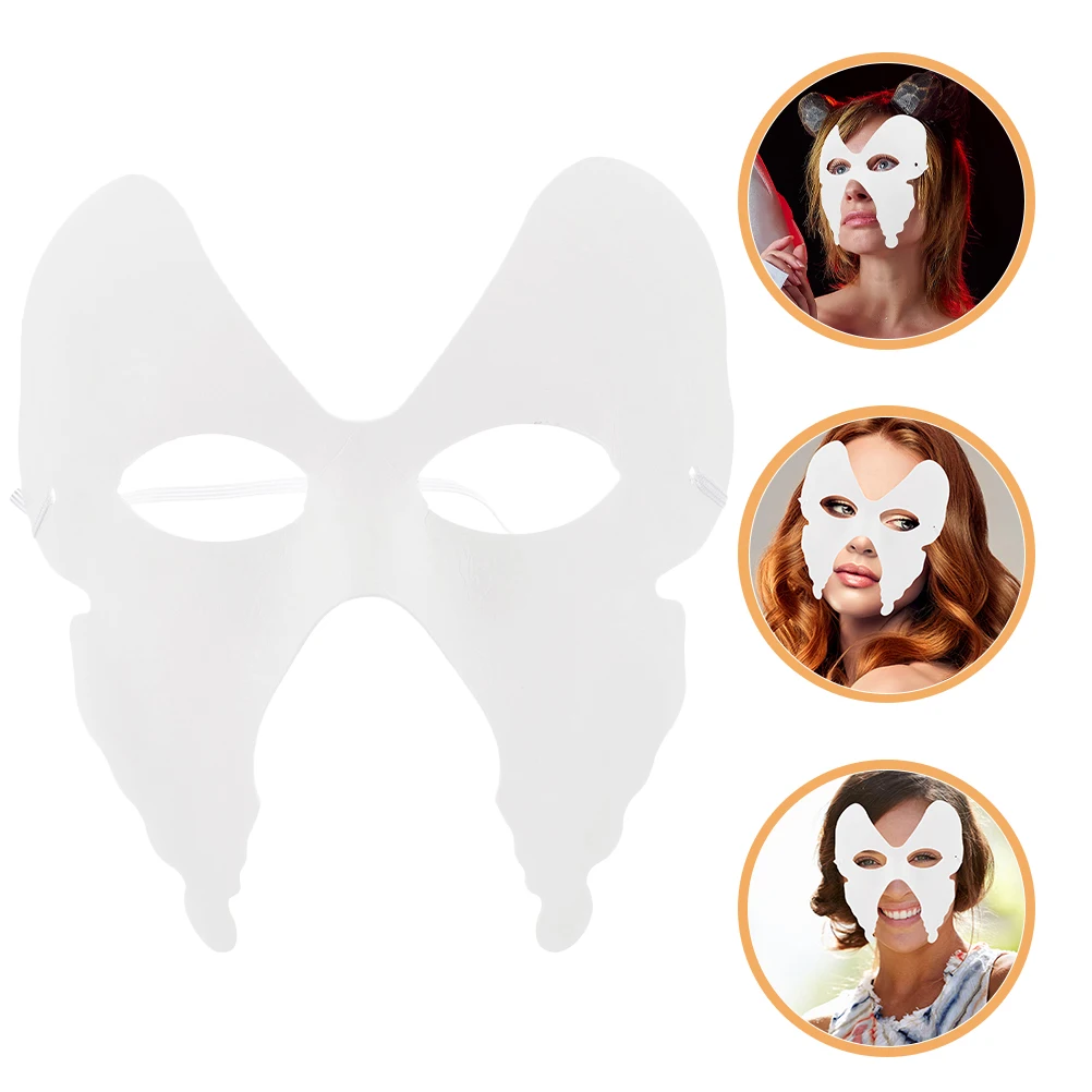 

5 Pcs Mask Carnival Masquerade Diy Makeup Male Cosplay Paper Masks to Decorate Female Comedy Child
