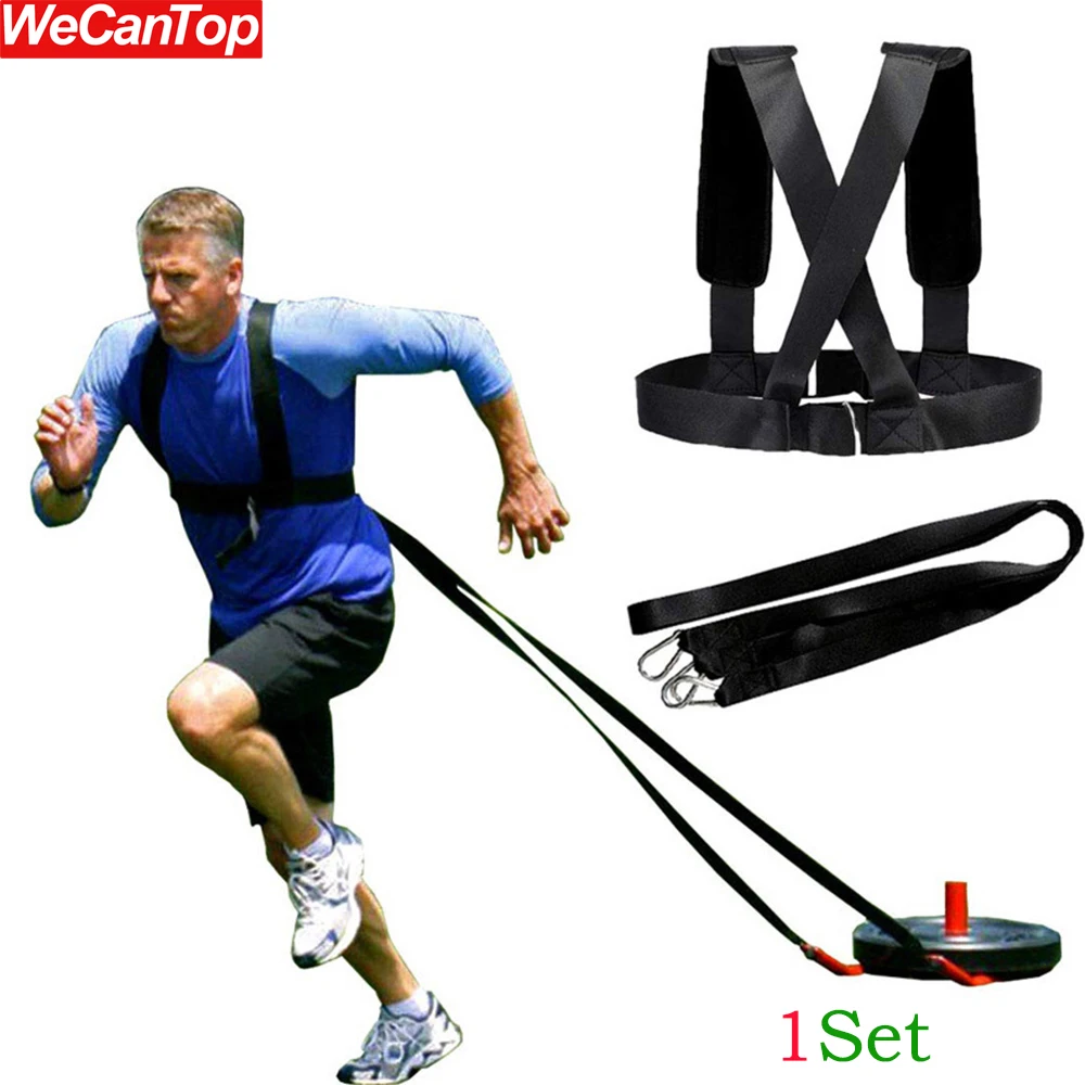 1Set Sled Harness Workout Resistance & Assistance Trainer Physical Training Resistance Rope Kit Improving Speed,Stamina,Strength