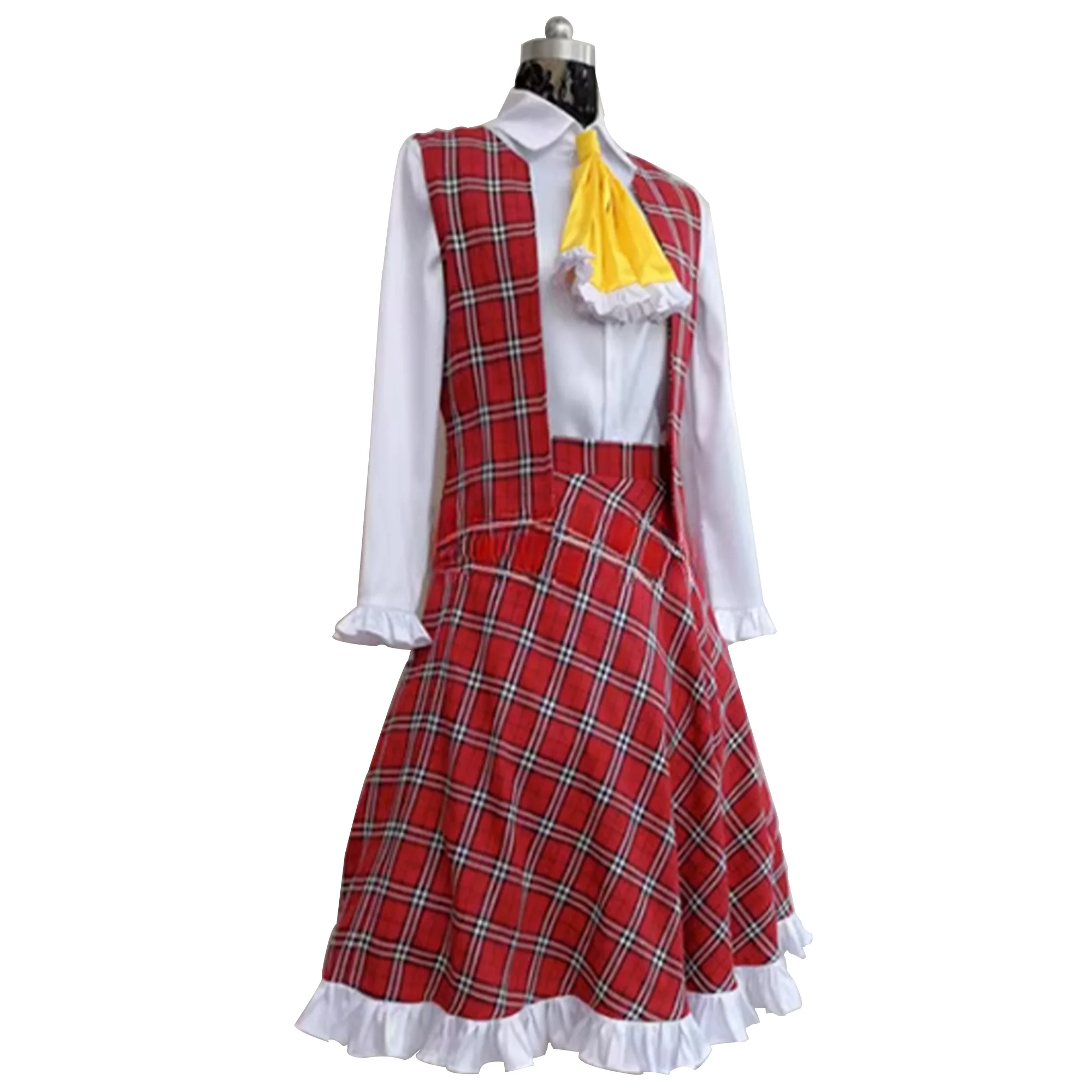 Унисекс аниме Touhou Project косплей Kazami Yuuka костюм вечерние униформа полный комплект каваи костюм наряды на Хэллоуин