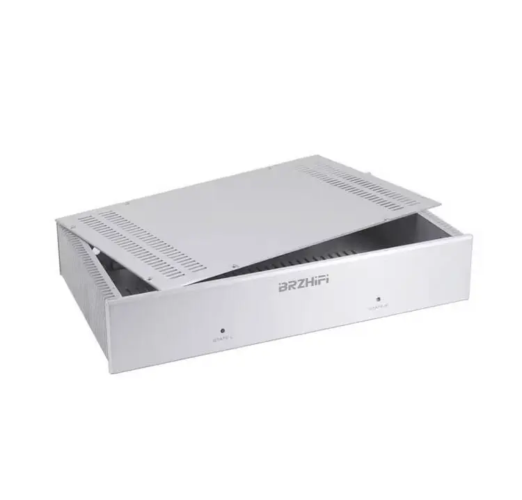 نوع جديد 4708 من فئة الألومنيوم الكاملة مكبر للصوت السلطة هيكل الصوت أمبير housing بها بنفسك الإسكان مع غرفة تبريد كبيرة على كلا الجانبين