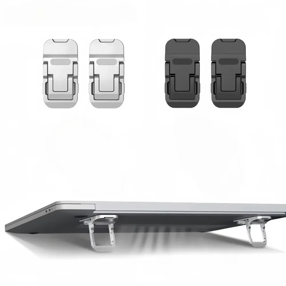 Adjustable Foldable Laptop Stand Mini Legs Ultra-thin Portable Support For Lenovo Notebook Cooling Holder Feet Invisible Bracket