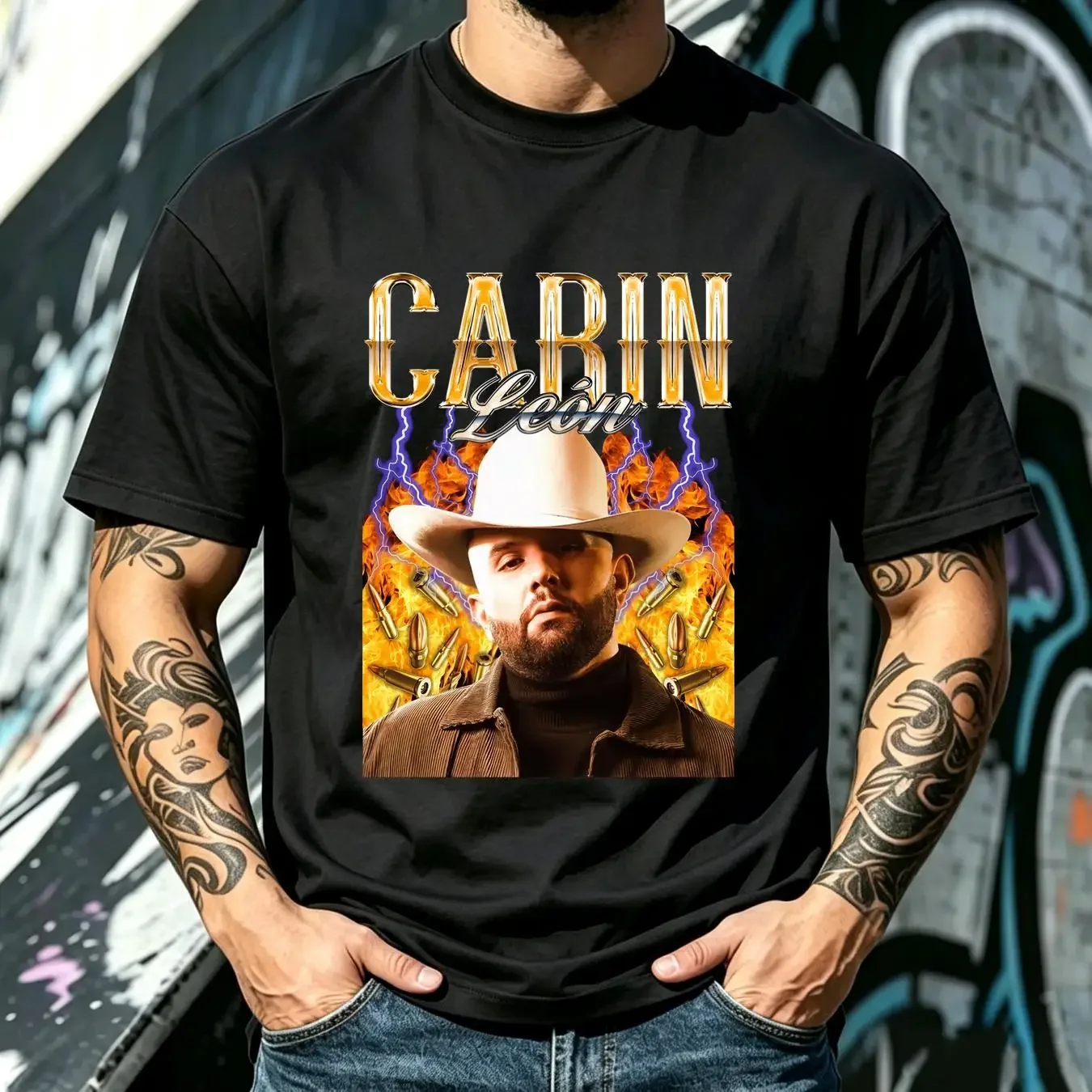 washed T Shirt Carin Leon Belico Vintage Mexican Artists Merc long or short sleeves vintage Washed fashion Comfortable